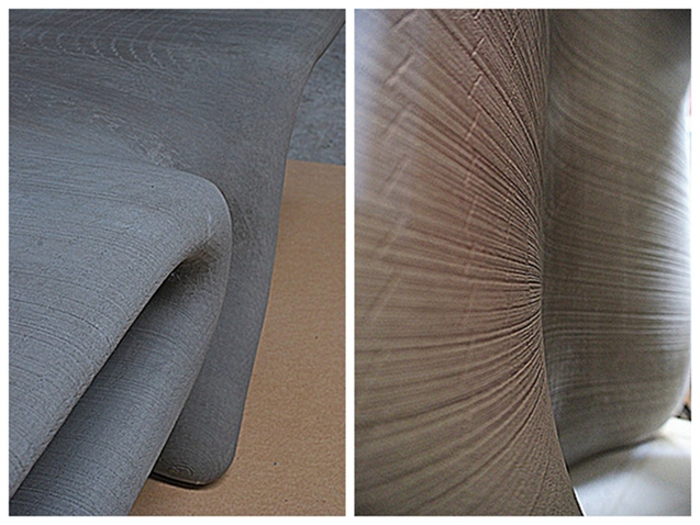 用紙材料3D打印實現高難度的混凝土造型